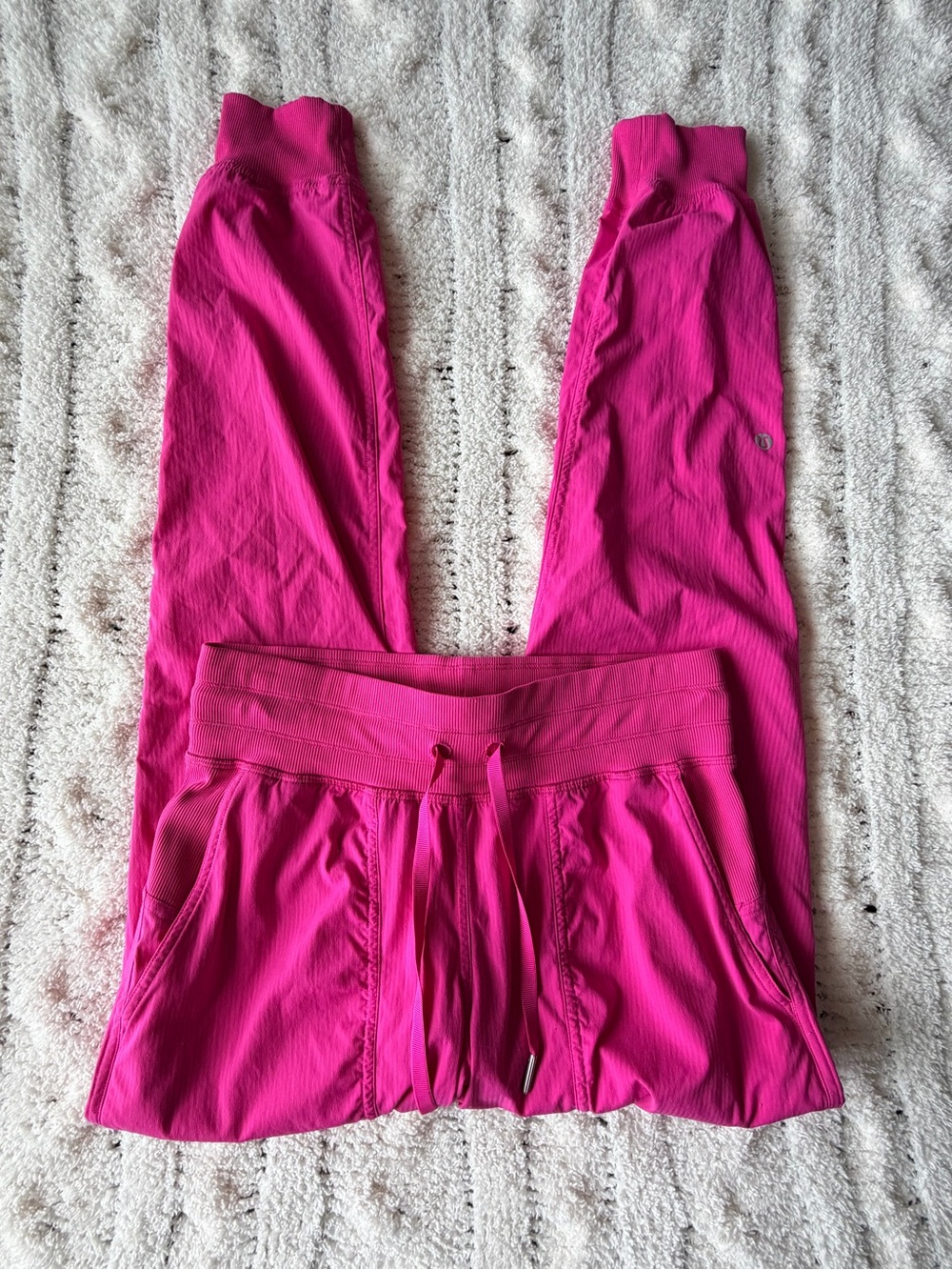 Lululemon dance studio pants pink joggers size 4 track pants - Picture 2 of 6